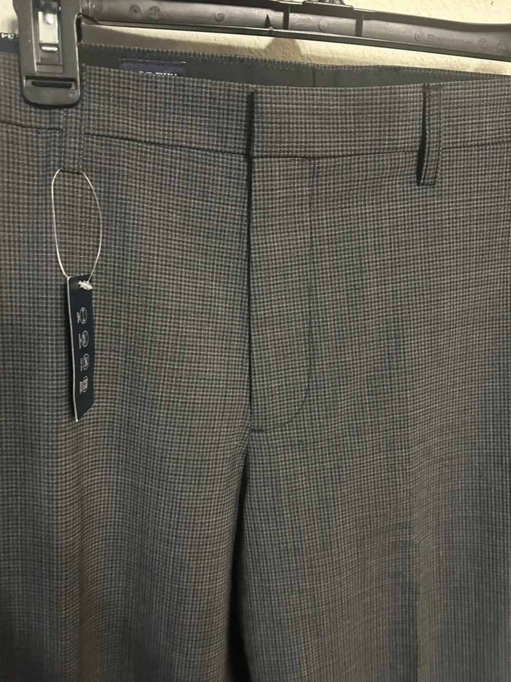 J. Crew Gray Men's Dress Pants All Season Thompson Tapered Wool Blend 34x34